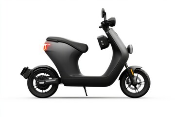 A sleek electric scooter showcasing modern design and innovation. Ideal for urban commuting and eco-friendly travel. Experience the future of mobility. Generative AI