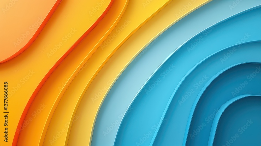 Poster dynamic abstract background with colorful shapes for modern design vivid