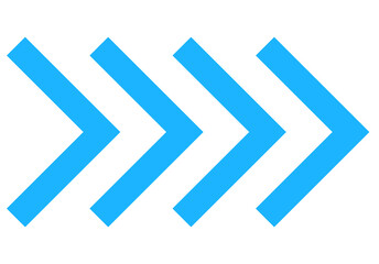 Pfeil Banner in blau zeigt Richtung nach rechts