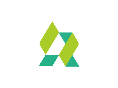 r letter logo with growth - agro logo