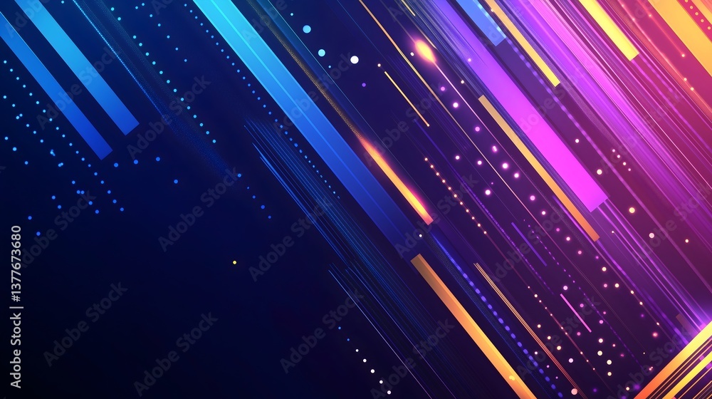 Poster digital lines flow in tech visual: dive into the mesmerizing world of technological artistry.this ey