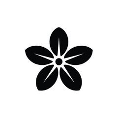 Flower icon isolated on white background. Flower simple icon. Vector illustration