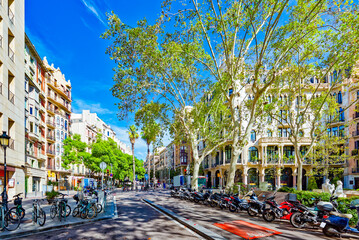 District Eixample. Fuster House .Barcelona.