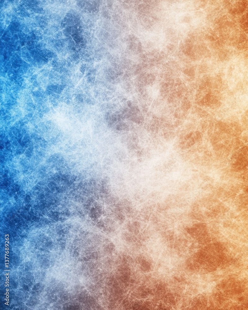 Poster abstract gradient texture background with blue and orange hues for graphic design projects and creat