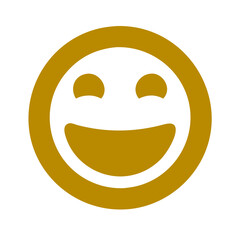 
Happy Smiling Face Emoji Vector Icon Graphic