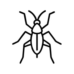 Vector Illustration of Insect Outline Icon