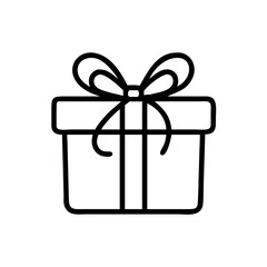 Gift Box Icon Vector Illustration