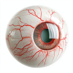 Cataract eye removal age risk lens symptom. Clip art of a human eye depicting cataract removal procedure.