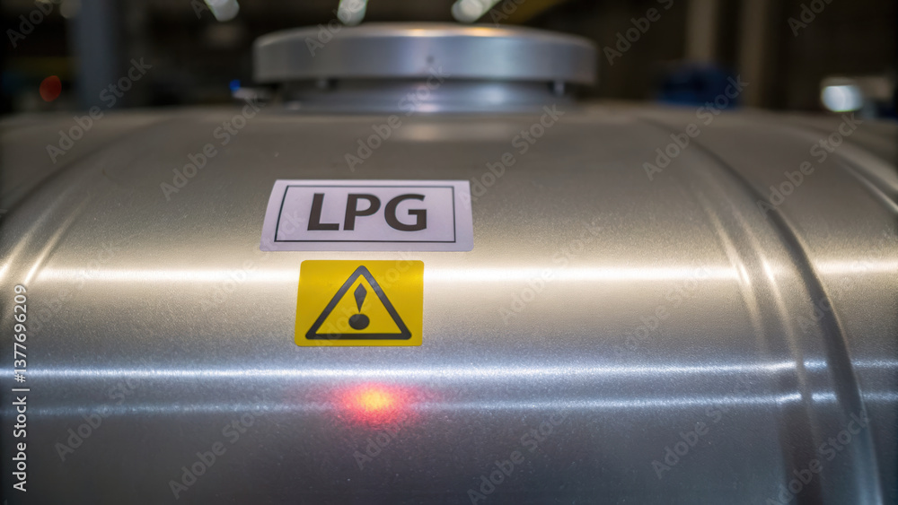 Poster gas tank is essential in industry for storing lpg safely while ensuring proper handling and safety m