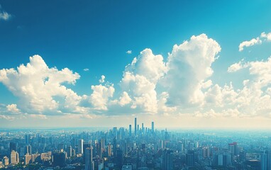 Obraz premium Cityscape Cloudscape