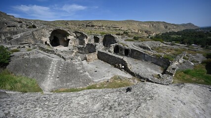 Ancient cave complex Uplisciche,
Uplistsikhe: ancient Georgian city carved into the rock
