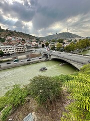 View of the largest capital of Georgia - Tbilisi,
The capital of Georgia Tbilisi,
the pearl of the Caucasus, 