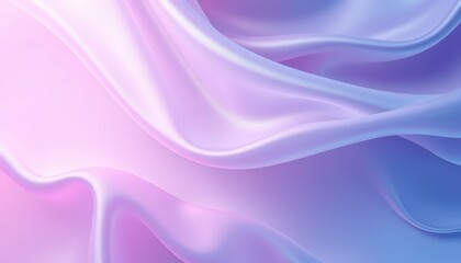 Obraz premium Soft Lavender and Violet Satin Flow