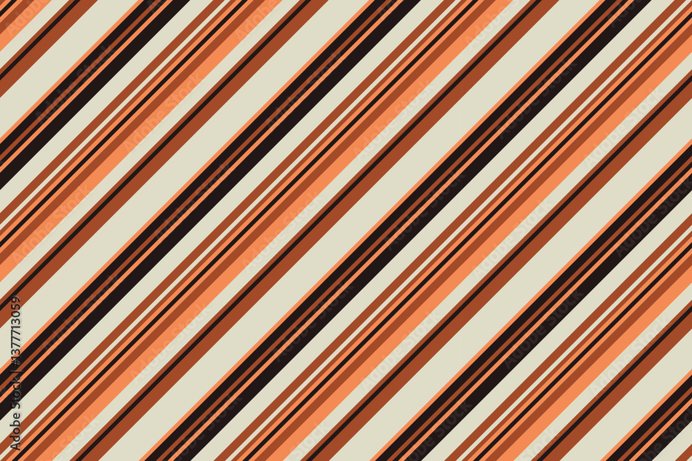 Poster dynamic diagonal stripes in warm autumnal hues create a vibrant, retroinspired pattern. perfect for 