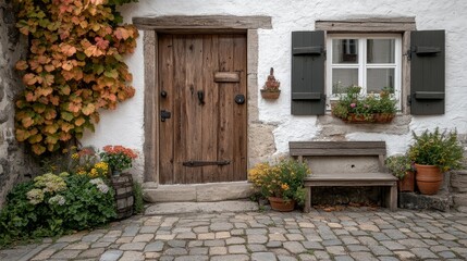 Traditional german culture at a quaint cottage germany rustic charm heritage outdoor viewpoint