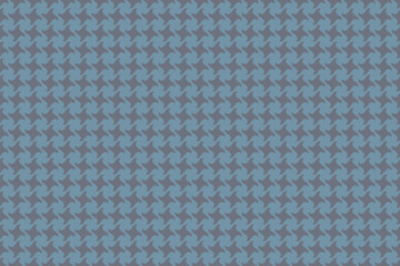 Subtle yet striking blue and gray houndstooth pattern. Perfect for backgrounds, textiles, or website designs.  The repeating motif offers a sophisticated, timeless aesthetic.