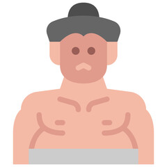 sumo flat icon