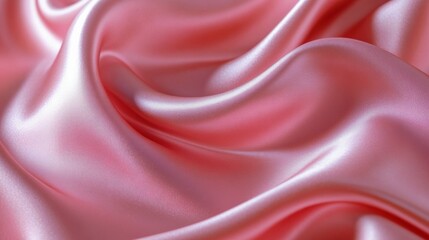 Fototapeta premium Soft Pink Satin Fabric Texture for Elegant Designs