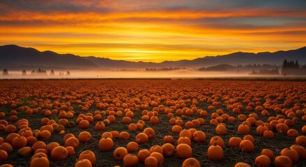 Obraz premium Golden Hour Harvest AI Generated