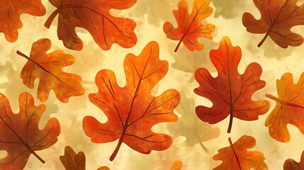 Fototapeta premium Autumn Leaves Background Design.