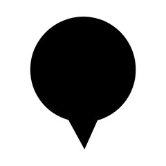 Speech bubble vector icon. Chat illustration sign. Message symbol. Text bubble logo.