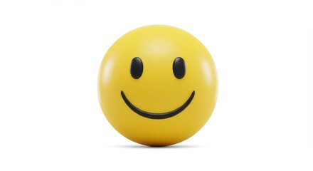 Fototapeta premium Yellow smiley face graphic