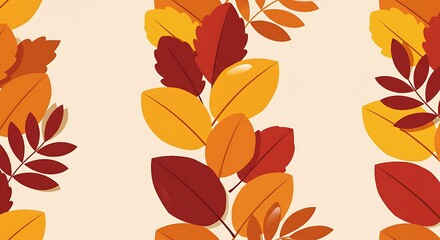 Fototapeta premium Autumn's Embrace AI Generated