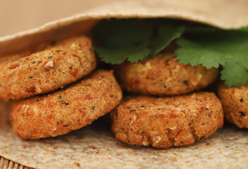 Vegetable falafel