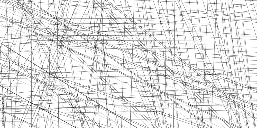 Poster abstract line background. abstract black lines with white background creative and geometric shape wi