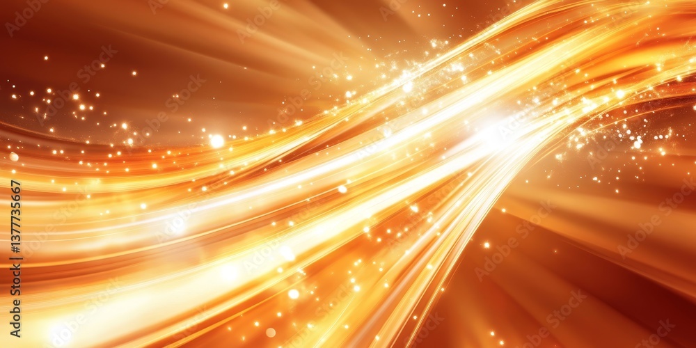 Canvas Prints vibrant orange gradient background with blurred effect, symbolizing warmth and creativity