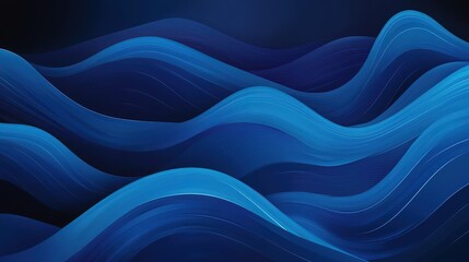 abstract dark blue waves background