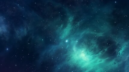 Fototapeta premium A Celestial Nebula With Scattered Stars Across Deep Space