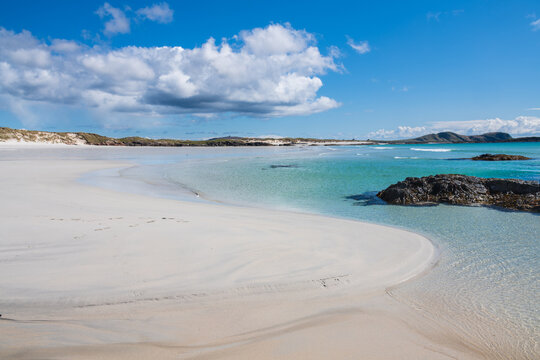 Triagh Thodrasdail beach, known as The Maze,  Isle of Tiree, Inner Hebrides, Scotland