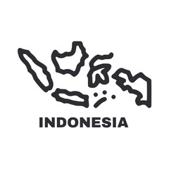 Indonesia is a country in the middle of the map