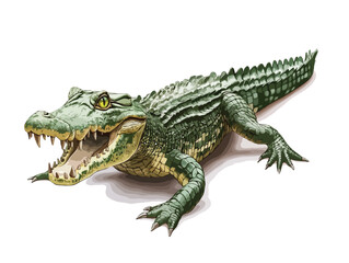 crocodile vector art