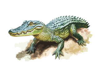 crocodile vector art