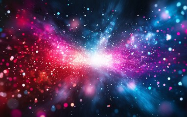 Fototapeta premium Vivid dots burst