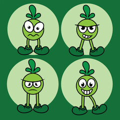 cartoon vegetable