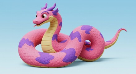 Fototapeta premium Pink inflatable pool toys