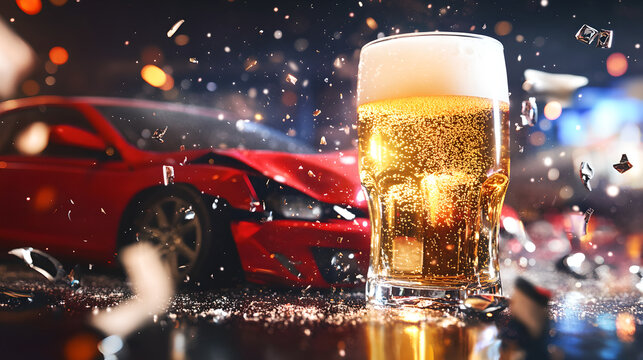 Beer's Careless Indulgence, a Crashing Reminder of Reckless Choices and Their Devastating Consequences - Powered by Adobe