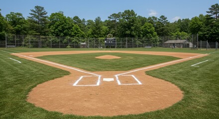 Park path nature scene