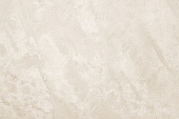 Colour old concrete wall texture background. Close up retro plain cream color cement wall background texture. Design paper vintage parchment element.