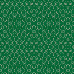 geometric fabric Chinese green gold wallpaper background design pattern abstract cover clean 