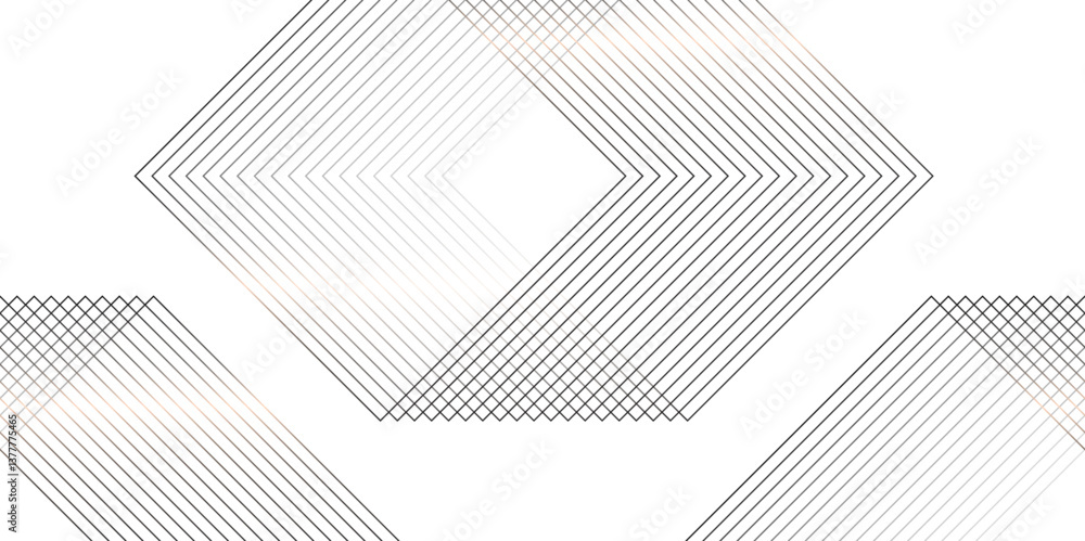 Poster abstract modern architecture 3d illustration, blurred patterns. gray and white texture background mo