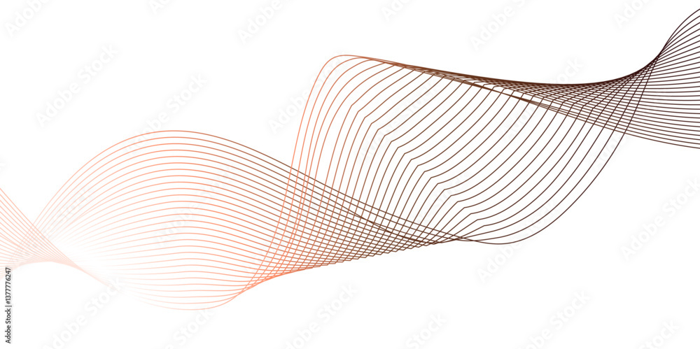 Poster abstract background with waves for banner. medium banner size. wave modern stream transparent backgr