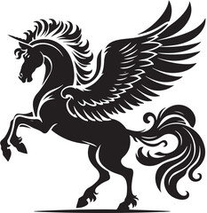 vector unicorn illustration