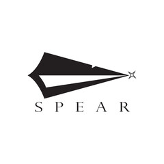 Spear logo vector design template eps 10.
