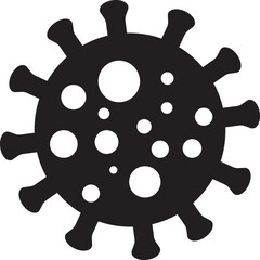 virus bacteria icon sign vector