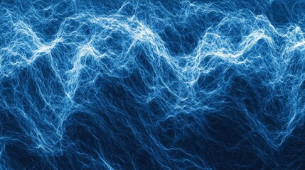 Fototapeta premium Abstract Electric Blue Wave Pattern with Texture and Movement