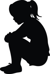 silhouette of a woman with a dog